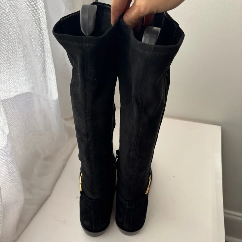 Sam‎ Edelman CLIVE EMBELLISHED RIDING BOOT Sz 7.5M